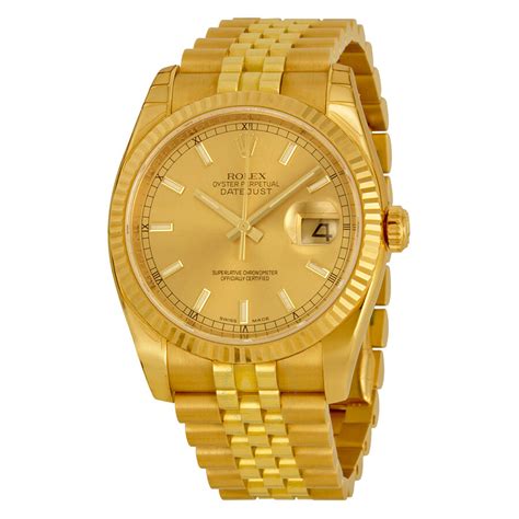 gold.rolex datejust|Rolex Datejust full gold.